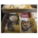 Vintage Estate Jewelry Mixed Lot Sterling, Watches, Bangles & Costume Jewelry