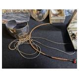 Vintage Estate Jewelry Mixed Lot Sterling, Watches, Bangles & Costume Jewelry