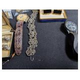 Vintage Estate Jewelry Mixed Lot Sterling, Watches, Bangles & Costume Jewelry