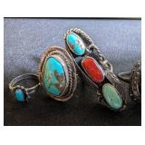 Vintage Estate Jewelry Mixed Lot Sterling, Watches, Bangles & Costume Jewelry