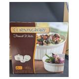 CorningWare French White 6-Piece Serve & Store Set