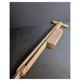 Wooden Hand Tool With Metal Fitting