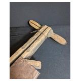 Wooden Hand Tool With Metal Fitting