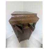 Antique Columbro Oak Phonograph Cabinet St. Paul Minn.