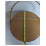 Vintage Ed Town Hand Crafted Wooden Bucket Stand