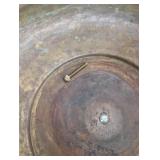 Vintage Brass Pedestal Plant Stand