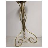 Vintage Brass Pedestal Plant Stand