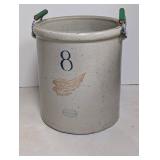 Red Wing Union Stoneware Co. No. 8 Crock