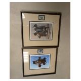 Vintage Phil Scholer Signed Duck Stamp Prints (Lot of 2)