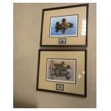 Vintage Phil Scholer Signed Duck Stamp Prints (Lot of 2)