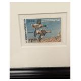 Vintage Richard Plasschaert Federal Duck Stamp Print Signed & Numbered Framed