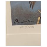 Vintage Richard Plasschaert Federal Duck Stamp Print Signed & Numbered Framed