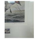 Vintage 1980 Minnesota Duck Stamp Print James a. Meger 989/3500