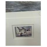 Vintage 1980 Minnesota Duck Stamp Print James a. Meger 989/3500