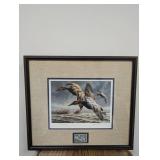 David a. Maass Signed Duck Print 457/22,250 Framed
