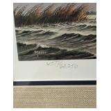 David a. Maass Signed Duck Print 457/22,250 Framed