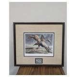 David a. Maass Signed Duck Print 457/22,250 Framed