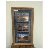 Framed Triple Landscape Print Set