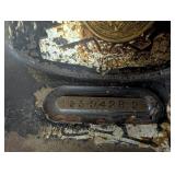 Carved Antique Singer Sewing Machine With Accessories