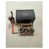 Vintage Sewing Notions Chest, Patterns & Accessories