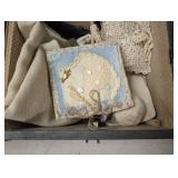 Vintage Sewing Notions Chest, Patterns & Accessories