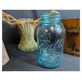 Vintage Primitive Decor Mixed Lot Ball Perfect Mason Jar