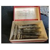 Vintage Desk Accessories Mixed Lot With Bronze Ink Well