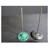 Vintage Desk Accessories Mixed Lot With Bronze Ink Well