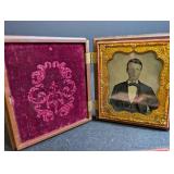 Antique Daguerreotype Photo Cases Set of 4