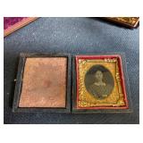 Antique Daguerreotype Photo Cases Set of 4