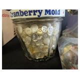 Vintage Button Collection Estate Mixed Lot
