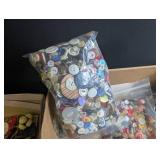 Vintage Button Collection Estate Mixed Lot