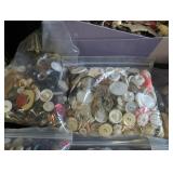 Vintage Button Collection Estate Mixed Lot