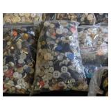 Vintage Button Collection Estate Mixed Lot