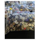 Vintage Button Collection Estate Mixed Lot