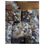 Vintage Button Collection Estate Mixed Lot