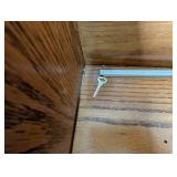Vintage Oak Storage Cabinet With Key