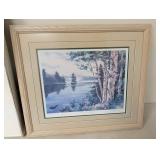 Vintage Russell Norberg Framed Prints Morning Glow & Carmel Cypress