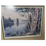 Vintage Russell Norberg Framed Prints Morning Glow & Carmel Cypress