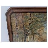 Vintage Framed Landscape Print