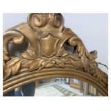Ornate Mirror & Framed Floral Painting Mixed Lot