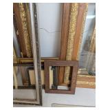Mixed Lot Ornate Picture Frames & Oval Mirror Frame