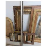 Mixed Lot Ornate Picture Frames & Oval Mirror Frame