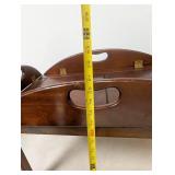 Vintage Wood Folding Tray Table