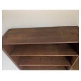 Wood Bookcase 37 in W X 48 in H
