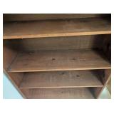 Wood Bookcase 37 in W X 48 in H
