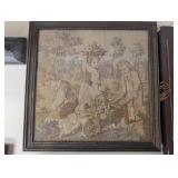 Mixed Lot Framed Art & Leaves of Gold Book