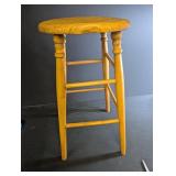 Vintage Oak Bar Stool