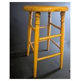 Vintage Oak Bar Stool