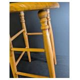 Vintage Oak Bar Stool